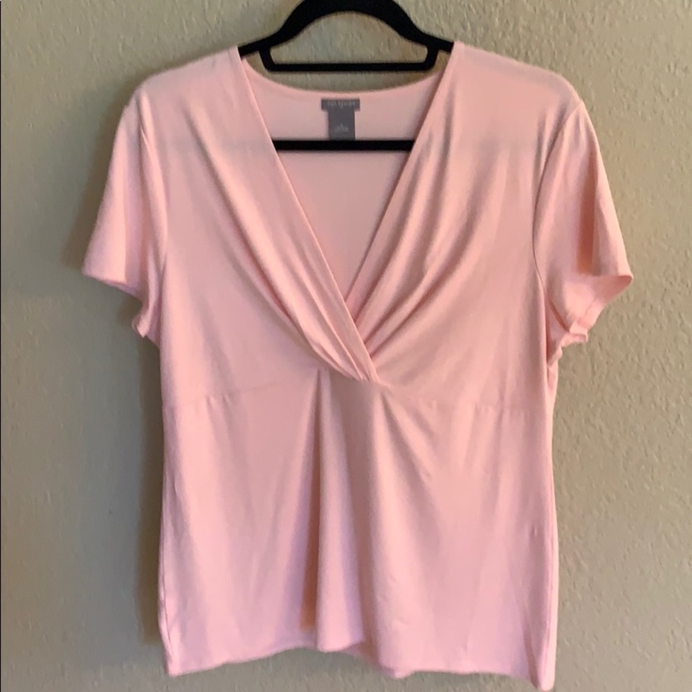 Ann Taylor pink top Large